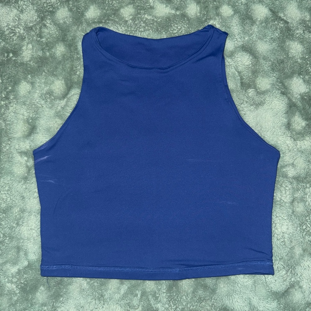 Blue Sleeveless Women's Top